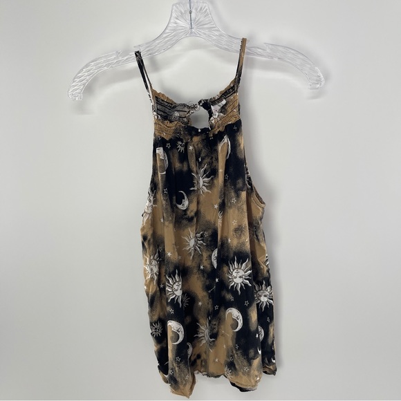 No Boundaries Tops - No Boundaries Moon & Sun Tie Dye Tank Top